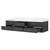 Lexora Castor 84 inch W Black Double Sink Wall Hung Vanity Cabinet and Carrara Marble Top