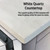 Lexora LVZV84DA201 Ziva 84 inch W White Double Sink Vanity Cabinet, White Quartz Top and Faucet Set
