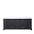 Lexora LVD84DG300 Dukes 84 in. W Espresso Double Sink Vanity Cabinet and Cultured Marble Top