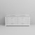 Lexora LVD84DA300 Dukes 84 in. W White Double Sink Vanity Cabinet and Cultured Marble Top