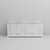 Lexora Dukes 84 in. W White Double Sink Vanity Cabinet and Cultured Marble Top