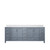 Lexora LVJ84DB300 Jacques 84 in. W Dark Grey Bath Vanity Cabinet and Cultured Marble Top