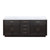 Lexora LVA84DJ100 Abbey 84 inch W Black Oak Double Sink Vanity Cabinet and Carrara Marble Top