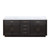 Lexora Abbey 84 inch W Black Oak Double Sink Vanity Cabinet and Carrara Marble Top
