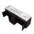 Lexora LVA84DJ100 Abbey 84 inch W Black Oak Double Sink Vanity Cabinet and Carrara Marble Top