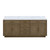 Lexora LVA84DR100 Abbey 84 inch W Grey Oak Double Sink Vanity Cabinet and Carrara Marble Top