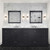 Lexora LVD84DG101 Dukes 84 in. W Espresso Double Sink Vanity Cabinet, Carrara Marble Top, and Faucet Set