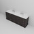 Lexora LVD84DG101 Dukes 84 in. W Espresso Double Sink Vanity Cabinet, Carrara Marble Top, and Faucet Set