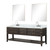 Lexora LVN84DK111 Norwalk 84 inch W Brown Oak Double Sink Vanity Cabinet, Carrara Marble Top, Faucet Set, and 36 in Mirrors Lexora LVN84DK111 Norwalk 84 inch W Brown Oak Double Sink Vanity Cabinet, Carrara Marble Top, Faucet Set, and 36 in Mirrors
