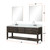 Lexora LVN84DK111 Norwalk 84 inch W Brown Oak Double Sink Vanity Cabinet, Carrara Marble Top, Faucet Set, and 36 in Mirrors Lexora LVN84DK111 Norwalk 84 inch W Brown Oak Double Sink Vanity Cabinet, Carrara Marble Top, Faucet Set, and 36 in Mirrors