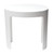 Alfi ABST66 White Matte Solid Surface Resin Bathroom / Shower Stool