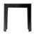 ALFI Black Matte Solid Surface Resin Bathroom / Shower Stool - ABST66BM