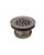 Trim To The Trade Sink Drain Plug With 3-Prong Strainer For 2 Inch, White - 4T-240-13