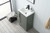 Vanity Art  VA5020-VG 20" Single Sink Bathroom Vanity with Ceramic Sink & Top - Vintage Green