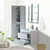 Vanity Art VA6024WL 24" LED Lighted Wall Hung Single Sink Bathroom Vanity With Resin Top - White