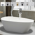 Vanity Art  VA6515-L-PW 67" x 32" Freestanding Acrylic Soaking Bathtub - Pure White