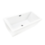 Vanity Art  VA6814-L-MB 67" x 32" Freestanding Acrylic Soaking Bathtub - White/Matte Black Trim