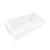 Vanity Art  VA6814-S-PW 59" x 30" Freestanding Acrylic Soaking Bathtub - Pure White