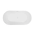 Vanity Art  VA6815-NSW-PW 59 x 29.5 Freestanding Acrylic Soaking Bathtub - Pure White