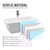 Vanity Art VA6817-L-ORB 67'' x 32'' Freestanding Acrylic Soaking Bathtub - White/Oil Rubbed Bronze Trim