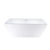 Vanity Art  VA6821-LPW 67" x 32'' Freestanding Acrylic Soaking Bathtub - Pure White
