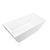 Vanity Art  VA6821-LPW 67" x 32'' Freestanding Acrylic Soaking Bathtub - Pure White