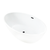 Vanity Art  VA6834-L-MB 69" x 40" Freestanding Acrylic Soaking Bathtub - White/Matte Black Trim