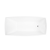 Vanity Art VA6841-PC 66.5" x 31" Freestanding Acrylic Soaking Bathtub - White/Polished Chrome Trim