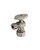 Trim To The Trade  4T-55138-30 1/2" Nominal Compression Angle Stop-Quarter Turn - POLISHED NICKEL