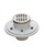 Trim To The Trade 2" No Caulk PVC Glue On Shower Drain, Biscuit - 4T-503P-16