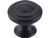 Top Knobs M1117 BLK Nouveau III Cabinet Knob 1 1/8" - Flat Black