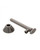 Trim To The Trade 1/2" Nom X 3/8" Outer Diameter Compression Angle Stop+5" Ext Tube +Flange, Oil Rubbed Bronze - 4T-29238-34