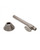 Trim To The Trade 1/2" Nom X 3/8" Outer Diameter Compression Straight Stops +5" Ext Tube +Flange, Flat Black - 4T-29438-20