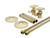 Trim To The Trade Lavatory Supply Set 3/8" IPS X 3/8" Outer Diameter Angle Stop, Satin Chrome - 4T-725-6