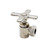 Trim To The Trade  4T-286X-30 ANGLE STOP 1/2" IPS X 1/2-7/16" - CROSS HANDLE - POLISHED NICKEL