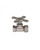 Trim To The Trade 1/2" Nominal Compression X 1/2"-7/16" - Cross Handle, Polished Brass - 4T-289X-2