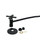 Trim To The Trade Angle Stop With 12" Riser - 1/2" Compression - Cross Handle, Satin Chrome - 4T-3812X-6