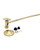 Trim To The Trade  4T-3815-2 Angle Stop with 15" Riser - 1/2" Compression - POLISHED BRASS