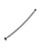Trim To The Trade 3/8" Compression X 1/2" IPS Braided Riser, Polished Chrome - 4T-295-1