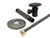 Trim To The Trade  4T-715-13 TOILET / CLOSET SUPPLY SET 3/8"IPS X3/8"OD COMPRESSION ANGLE STOP - WHITE