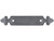 Top Knobs Dover Backplate 2 1/2" , Light Pewter - M197