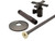Trim To The Trade  4T-715X-2 TOILET / CLOSET SUPPLY SET 3/8"IPS X3/8"OD COMPRESSION ANGLE STOP - CROSS HANDLE - POLISHED BRASS