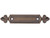 Top Knobs Dover Backplate 2 1/2" , German Bronze - M195