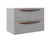 Lucena Arco Wall Mounted Two Drawer Vanity Cabinet Only, For Double Sink 48" W x 22" H x 18" D - Griggio Color - 70811