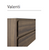 Lucena Cordoba Tall Linen Cabinet - 14 Inch W x 48 Inch H x 11.28 Inch D - Valenti and Black Colors - 71867