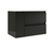 Lucena Box Two Drawer + One Door Wall Mount Vanity - Sink on Right Side 36" W x 22" H x 18" D - Grey/Ceniza High Gloss Finish - 70730