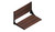 Healthcraft Invisia™ SerenaSeat™ 2.0 26 Inch Wide Pro Aluminum Folding Shower Seat - Medium Stain -Matte Black Frame
