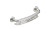 Healthcraft PLUS Shampoo Shelf + 16" Decorative Grab Bar, Two in One - Brushed Stainless