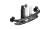 Healthcraft PLUS Shampoo Shelf + 16" Decorative Grab Bar, Two in One - Matte Black