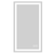 Madeli  IM-SE2430-23 SERENITY II ILLUMINATED SLIQUE MIRROR-II. 24" X 30" LUMENTOUCH